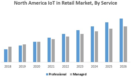North America IoT in Retail Market, By Service