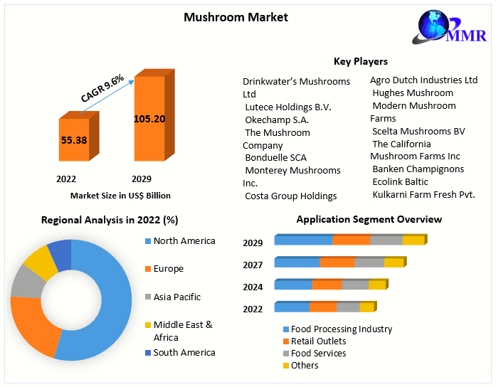 Mushroom Market: Global Industry Analysis and Forecast (2023-2029)