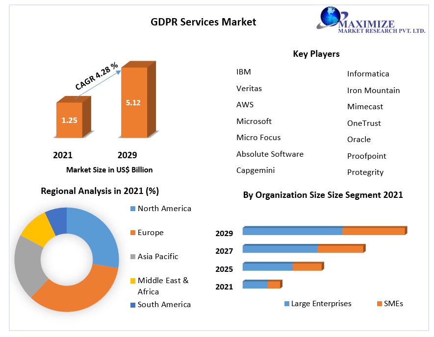 GDPR Services Market: Size, Dynamics and Segment Analysis 2029
