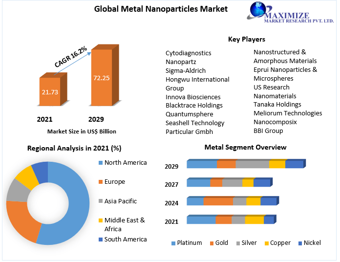 Metal Nanoparticles Market - Global Industry Analysis and Forecast 2029