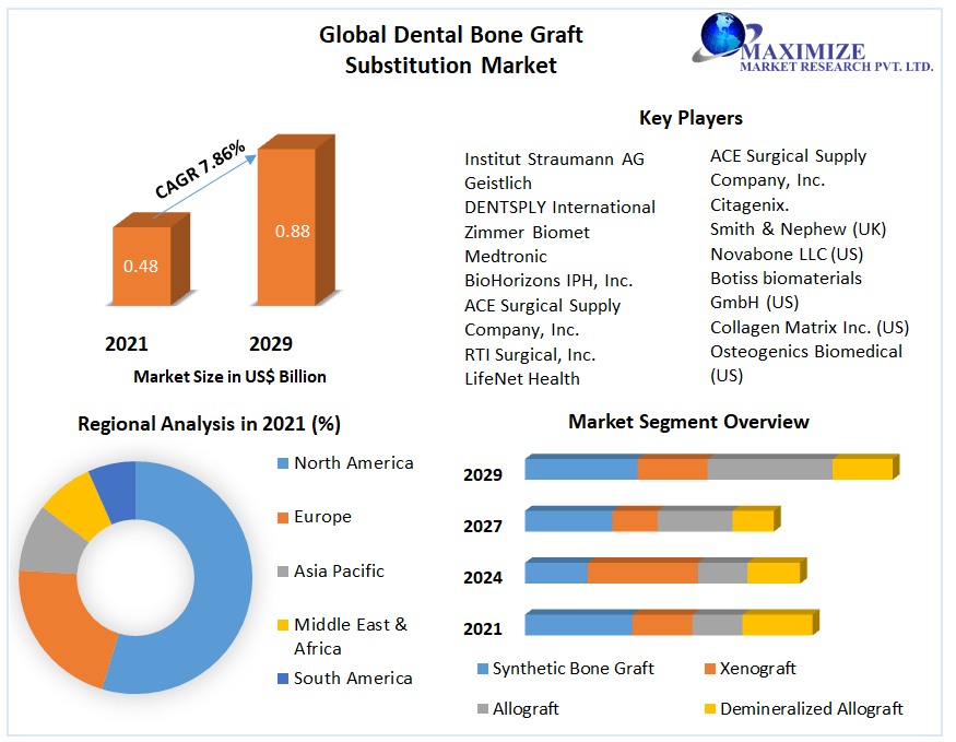 Global Dental Bone Graft Substitutes Market Outlook, Growth Analysis Report 2029