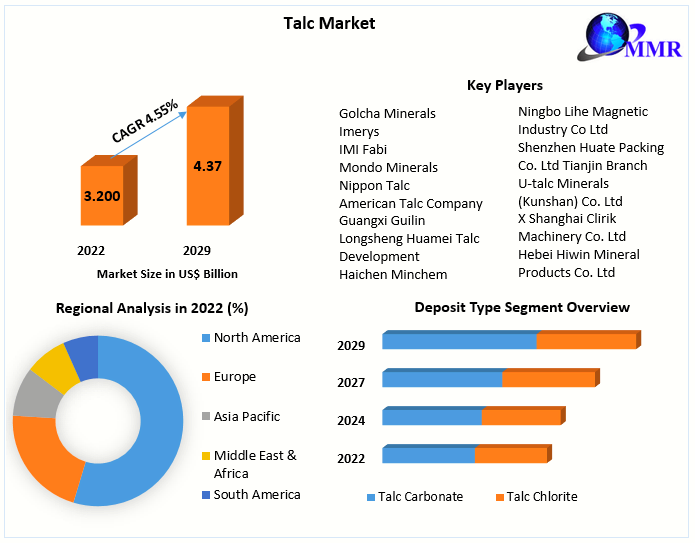 Talc Market -Global Industry Analysis and Forecast (2023-2029)