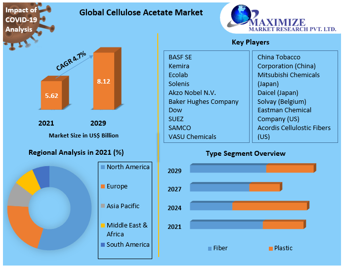 Cellulose Acetate Market – Global Industry Analysis and Forecast 2029