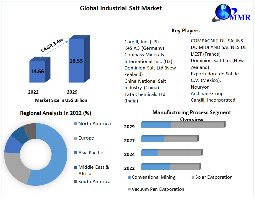 Industrial Salt Market - Global Industry Analysis and Forecast (2023-2029)