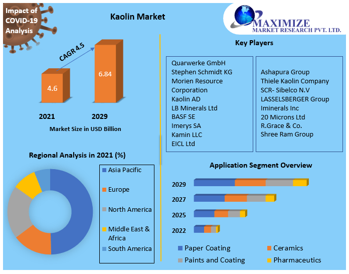 Kaolin Market: Global Industry Analysis and Forecast (2022-2029)