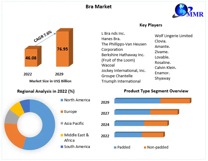 US Bra Market Size, Share & Trends Analysis Report 2029