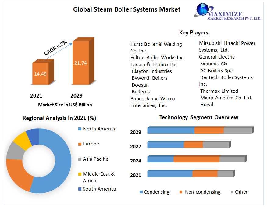 Steam Boiler Systems Market: Global Industry Analysis and forecast 2029