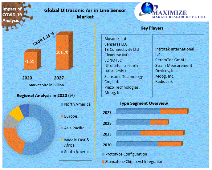 Global Ultrasonic Air in Line Sensor market