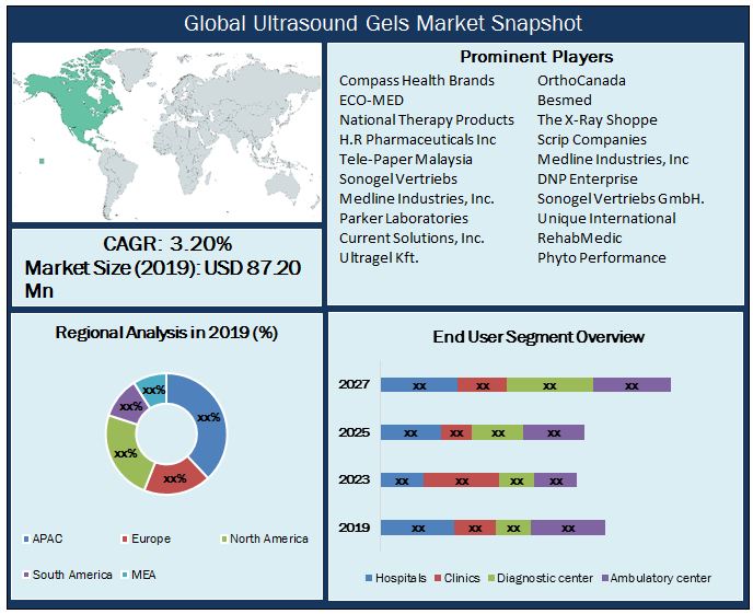Global Ultrasound Gels Market Snapshot
