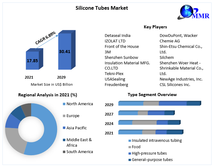 Silicone Tubes Market: Global Industry Analysis and Forecast (2022-2029)