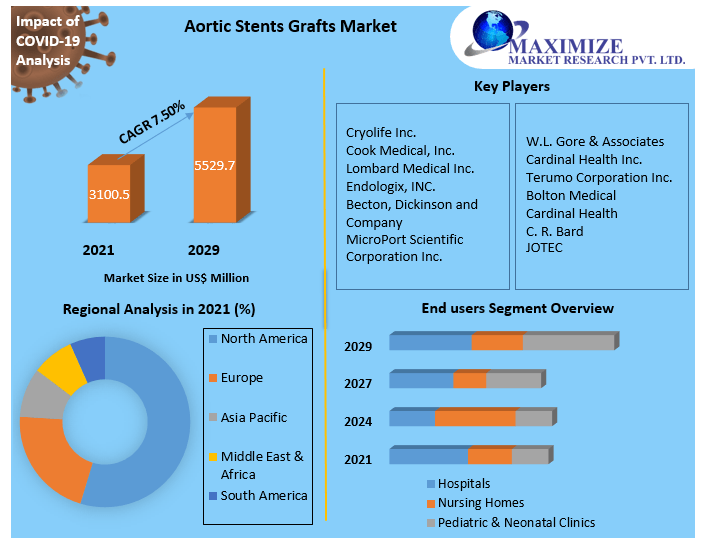 Aortic Stents Grafts Market: Global Industry Analysis and Forecast 2029