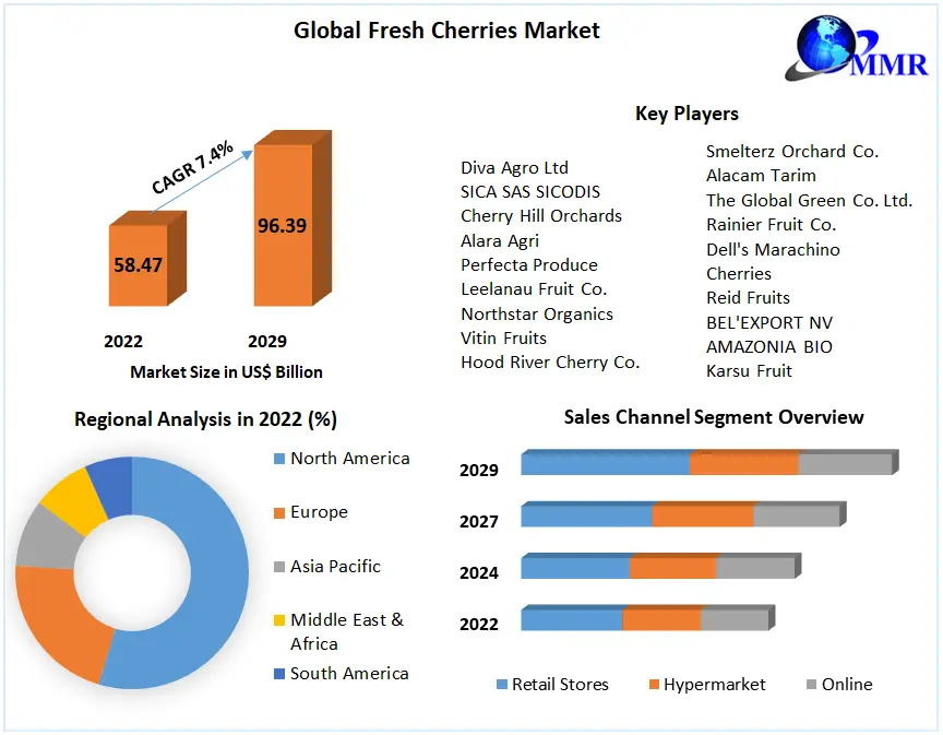 Fresh Cherries Market: Global Industry Analysis, Trends Forecast 2029