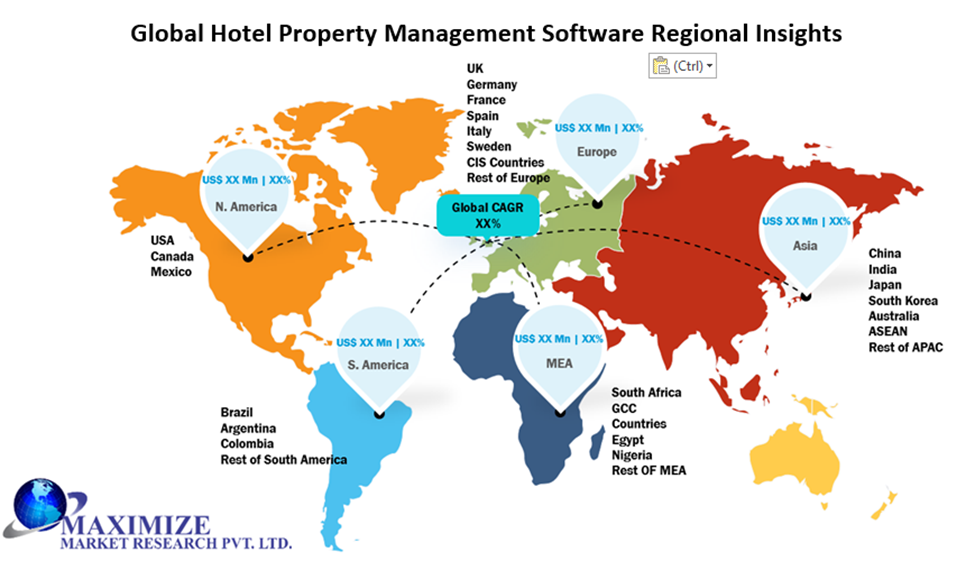 Global Hotel Property Management Software Regional Insights
