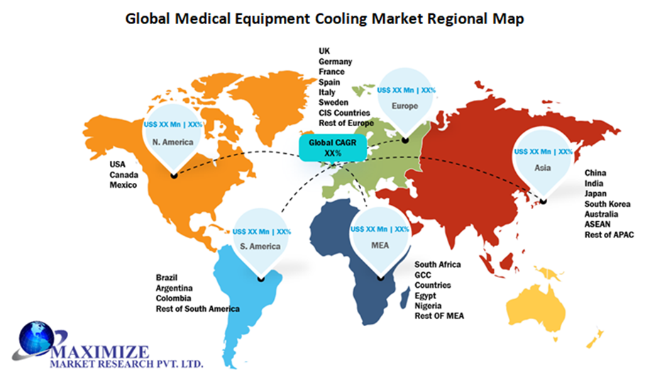Global Medical Equipment Cooling Market Regional Insights