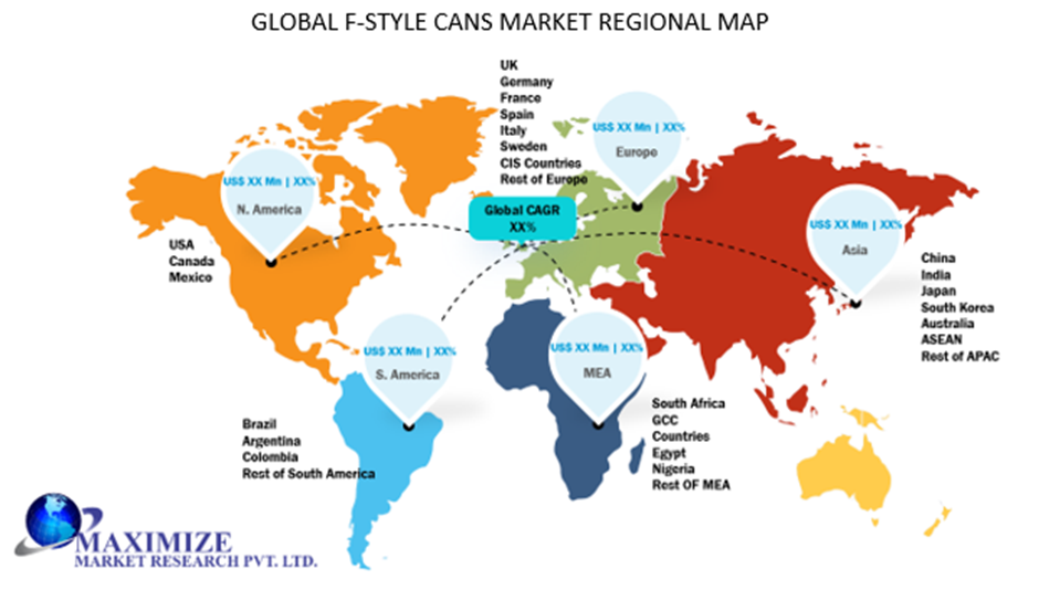 Global F-style Cans Market Regional Insights