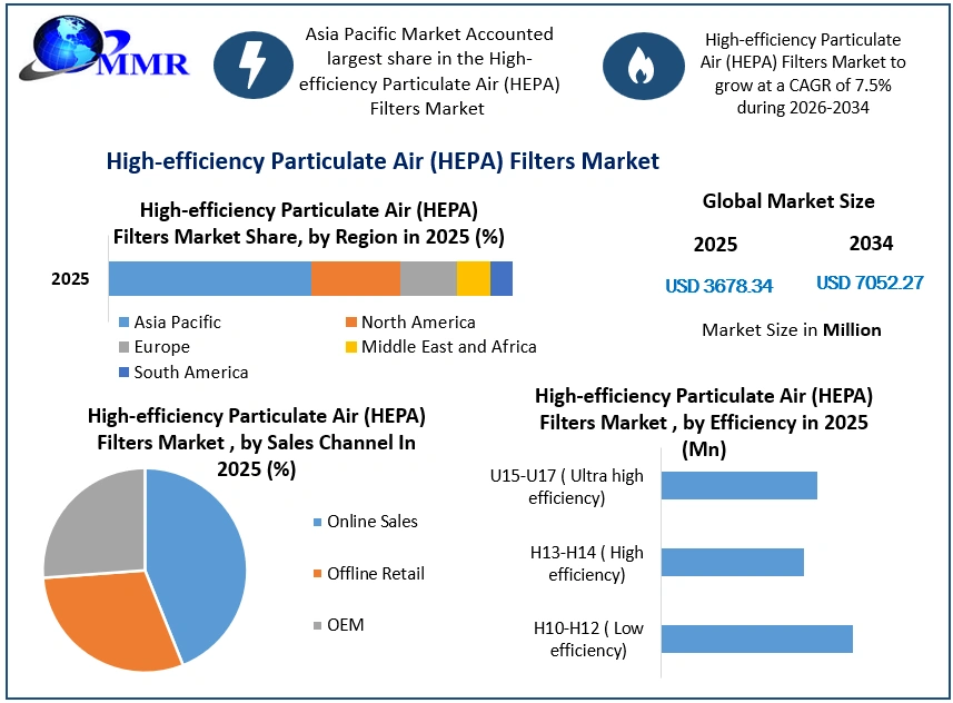 High-efficiency Particulate Air (HEPA) Filters Market  Growth