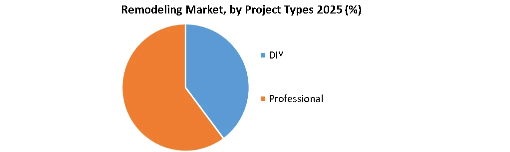 Remodeling Market by project types