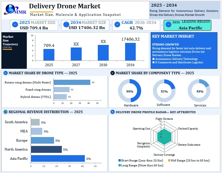 Delivery Drone Market Growth